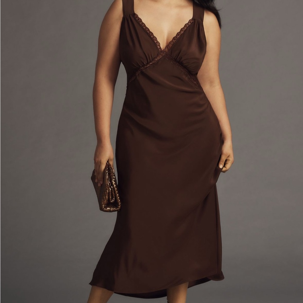 Reformation Provence Silk Midi Dress